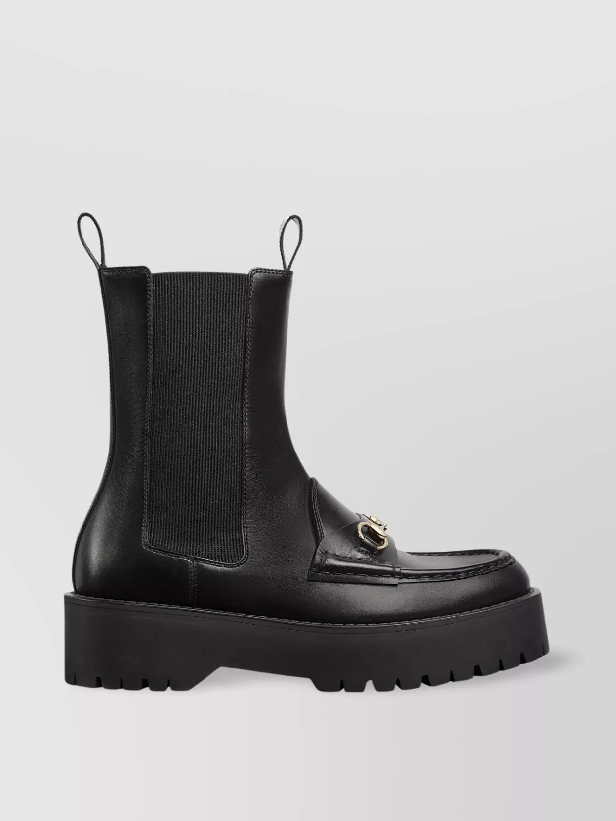 ショートブーツ・ブーティ GUCCI  Gucci Ankle Boots Women Fabric Black Gucci Ankle Boots Black Womens Gucci
