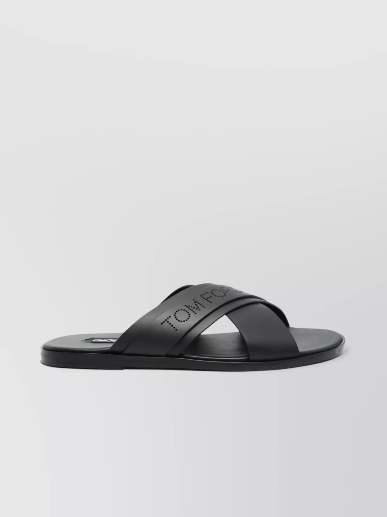 サンダル TOM FORD J1382 LCL434X 1N001 Sandals Black W2272-LKD002G_1N001_OS_D