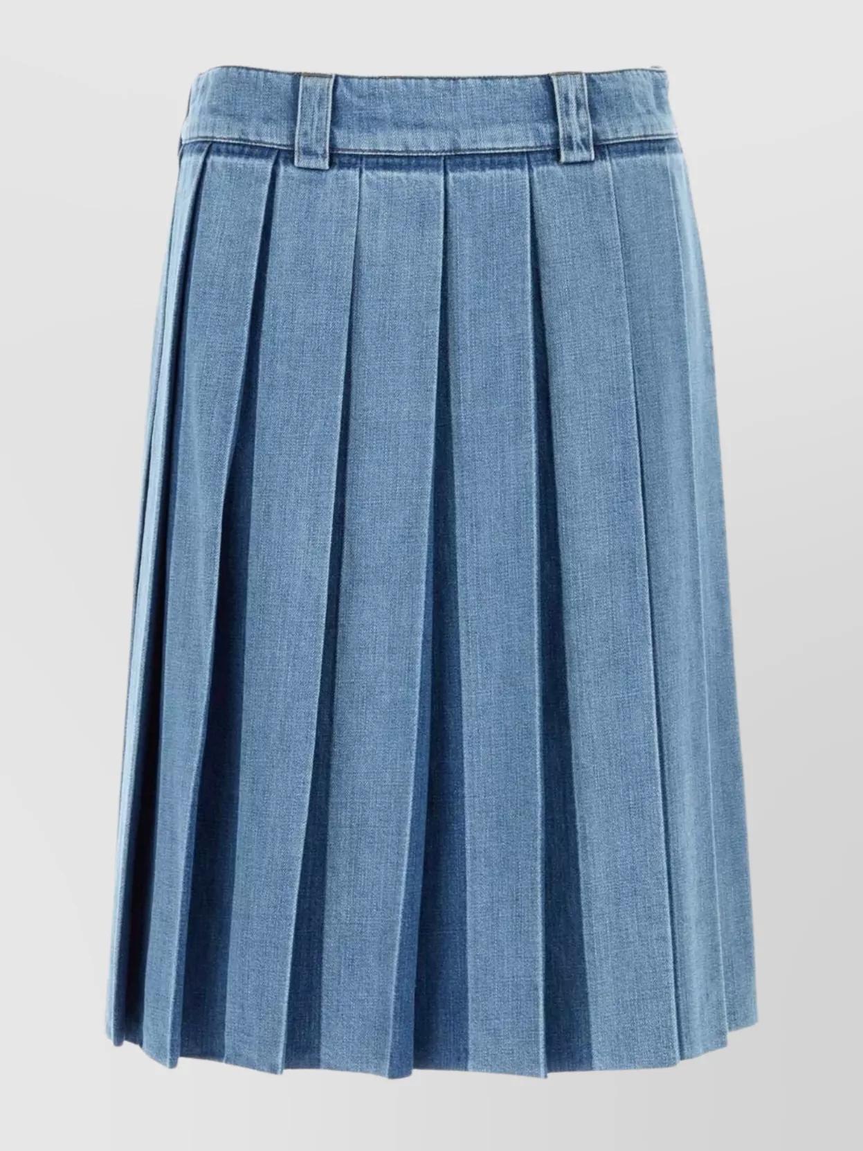 Miu Miu Mid-length skirts for Women | Online Sale up to 60