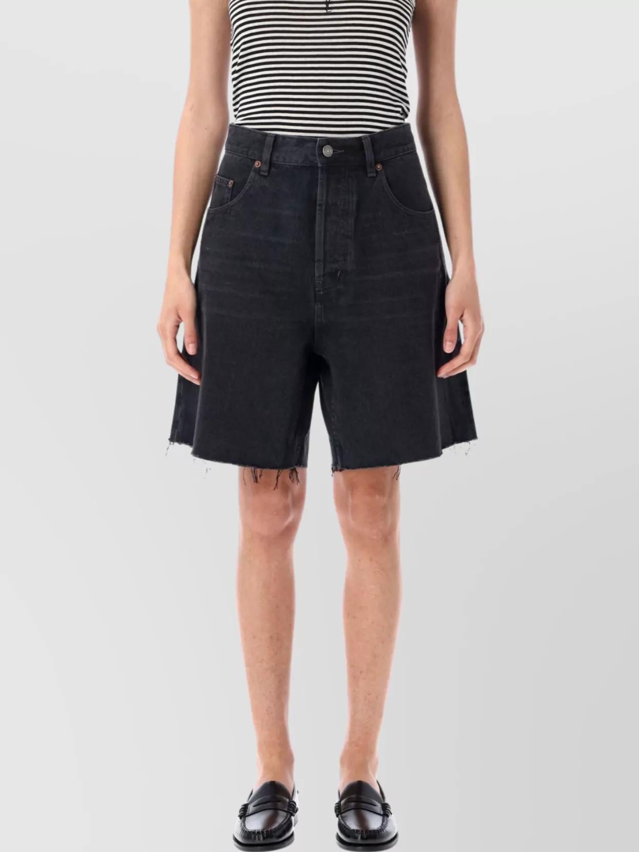 パンツ SAINT LAURENT Women Shorts  Burmudas 786708 Y3A99 1438 GREY Saint Laurent Studded Shorts | Black | FARFETCH