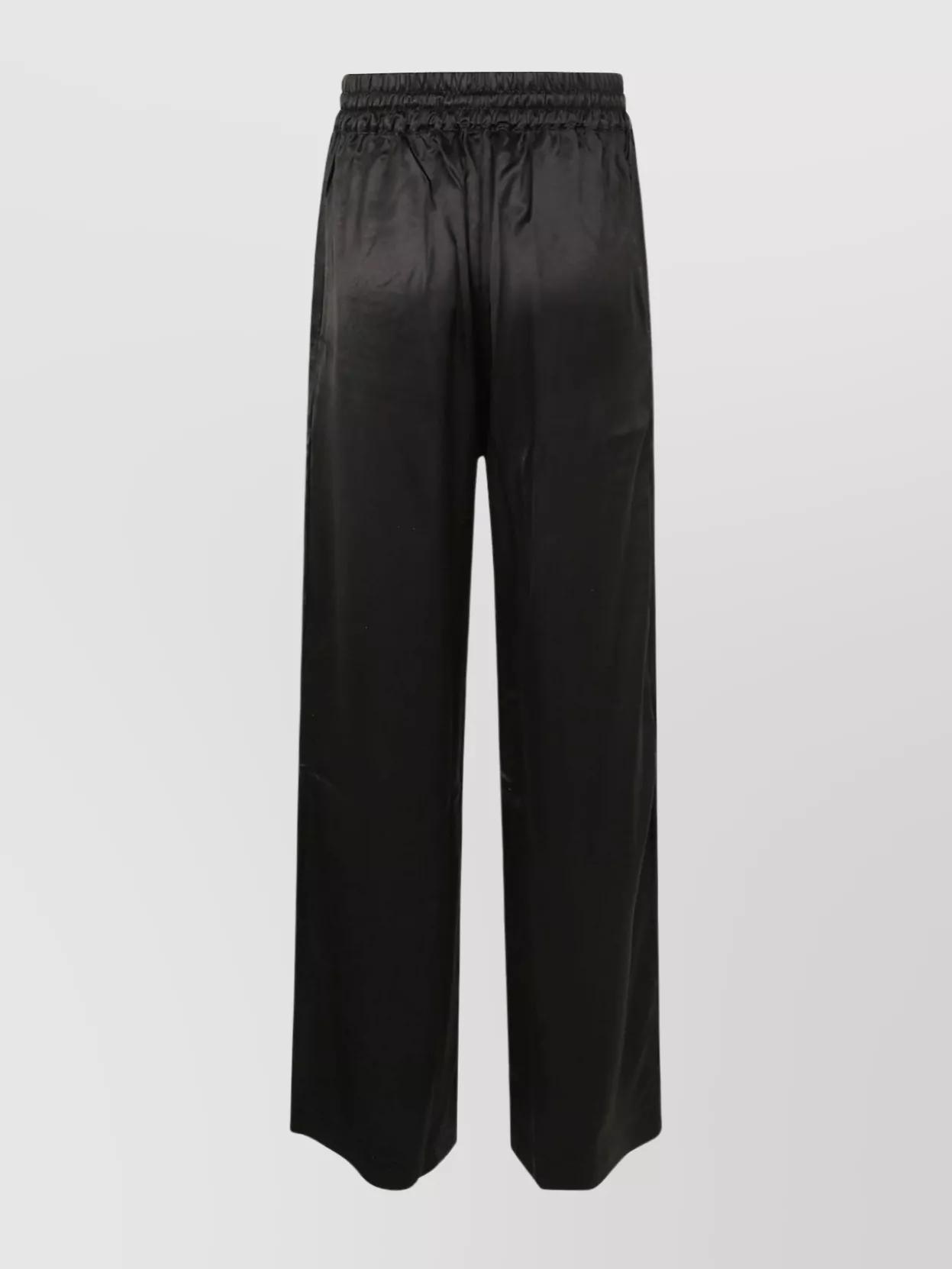 パンツ Marine Serre Satin Pants Moon Moon Sun Satin Jacquard Drawstring Trousers • Marine Serre