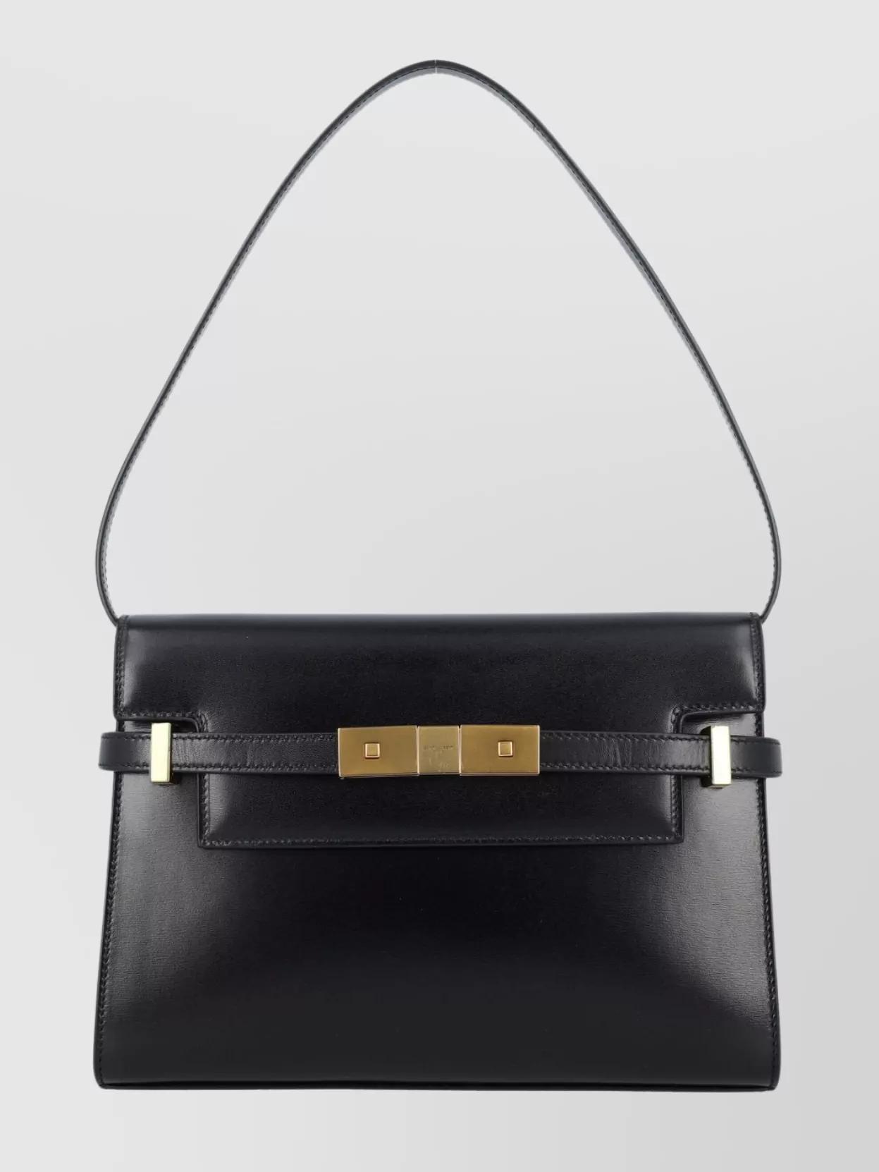 Saint Laurent Manhattan Shoulder Strap Rectangular Smooth Finish in ...