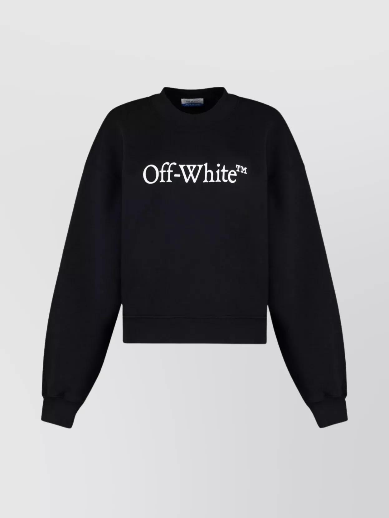Off-White c/o Virgil Abloh Sweatshirt 初期 OffWhite c/o Virgil Abloh Jumper Crewneck Sweater Black
