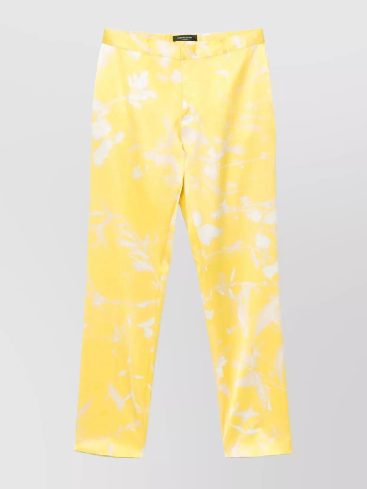 Yellow Fabiana Filippi Pants for Women | Lyst