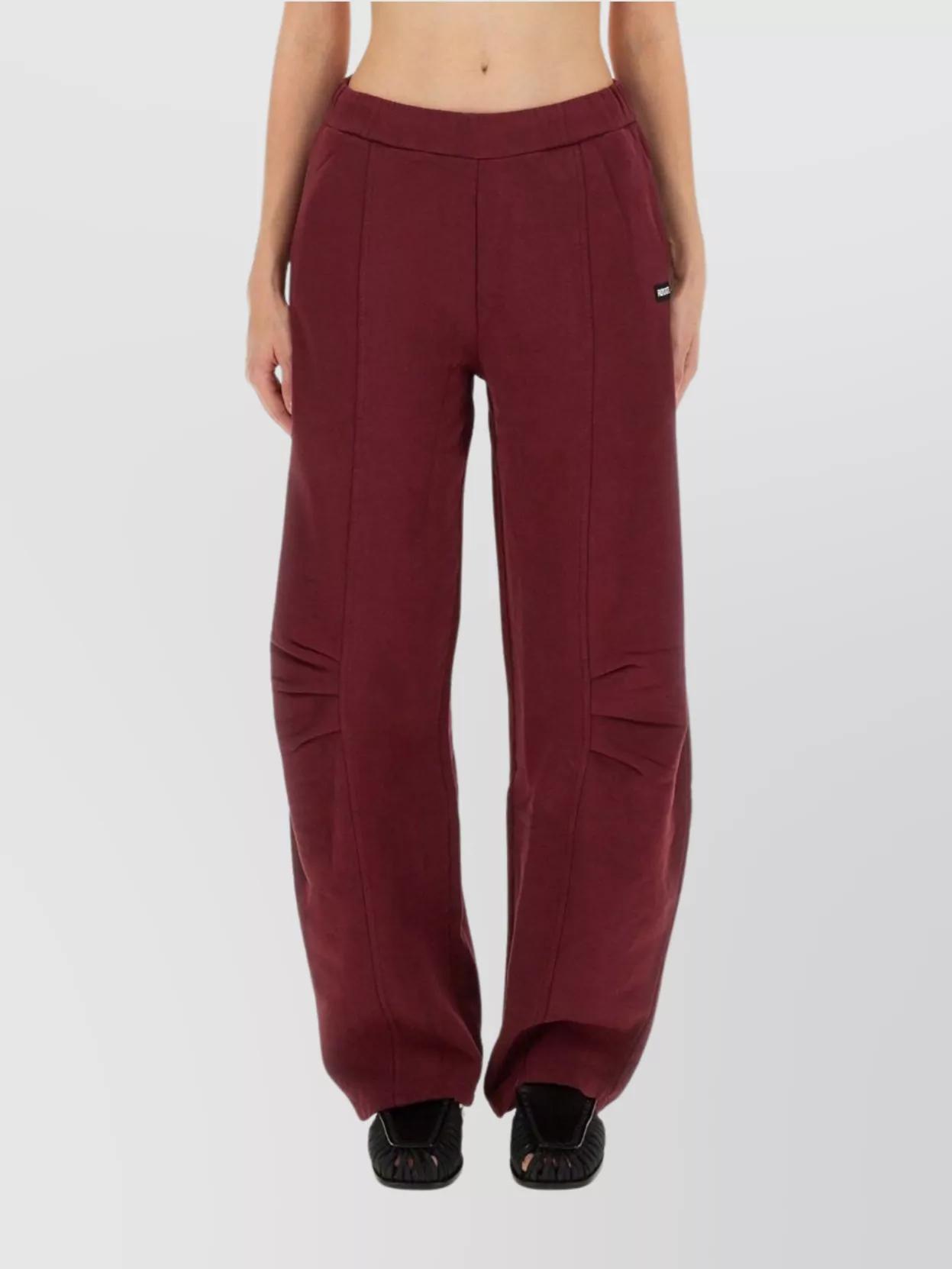 パンツ Rotate Birger Christensen Bordeaux Faux Leather Trousers ROTATE Birger Christensen Bordeaux faux leather trousers