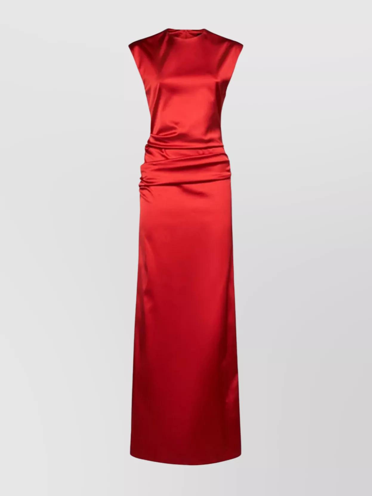 オールインワン・サロペット Max Mara Max Mara Kaiser Long Dress MAX MARA Kaiser belted stretch-jersey and cotton-poplin midi