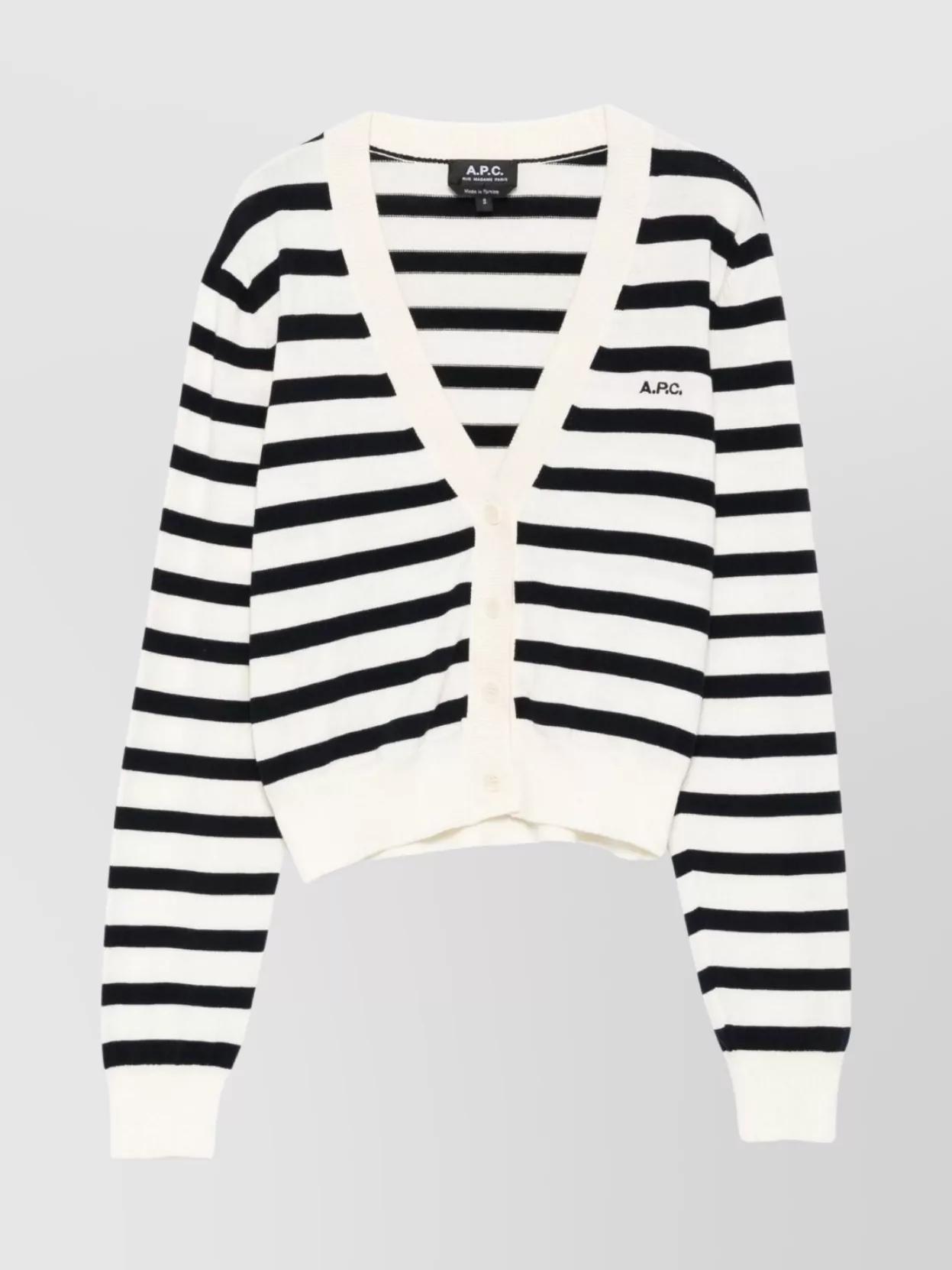 カーディガン A.P.C - A.P.C. scallop cotton knit cardigan. Manon cardigan | A.P.C.