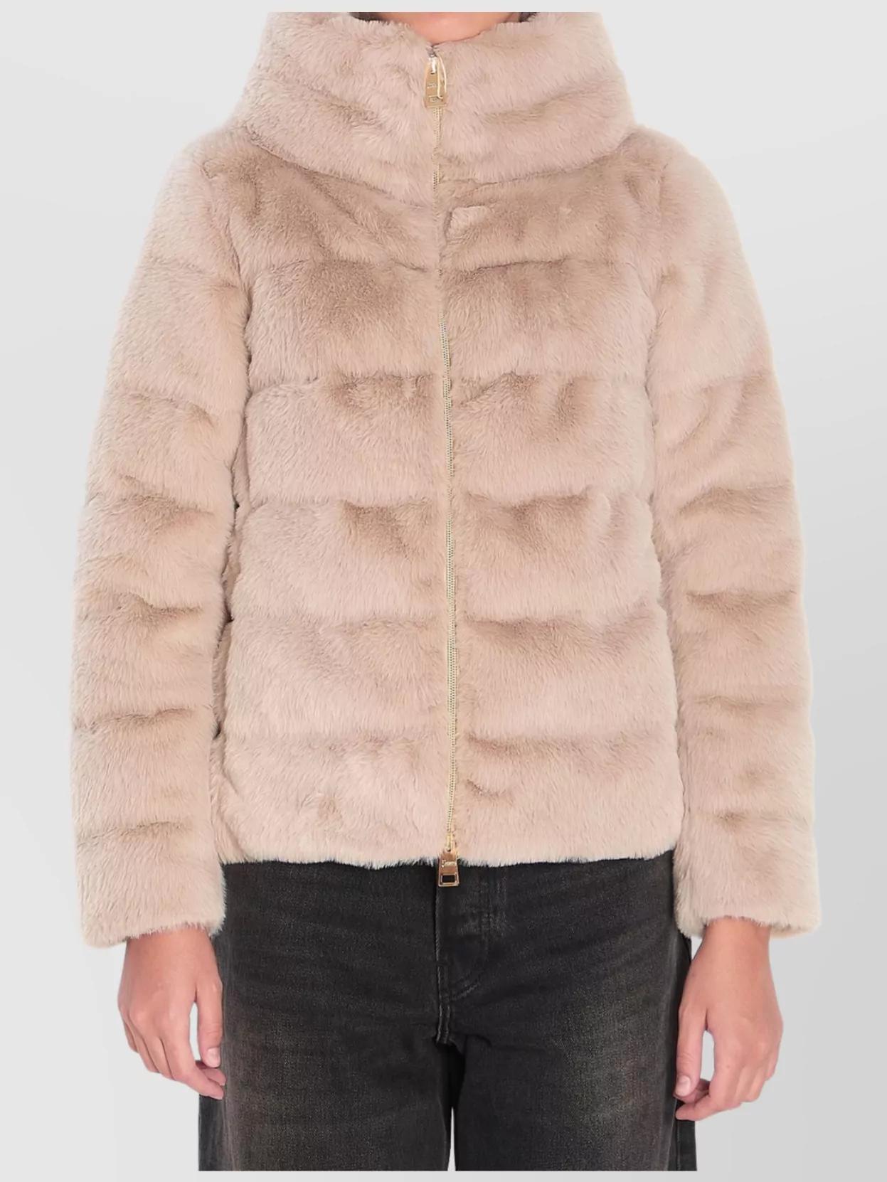 ブルゾン HERNO FAUX FUR SOFT BOMBER Herno Soft Faux Fur Bomber Jacket - ShopStyle