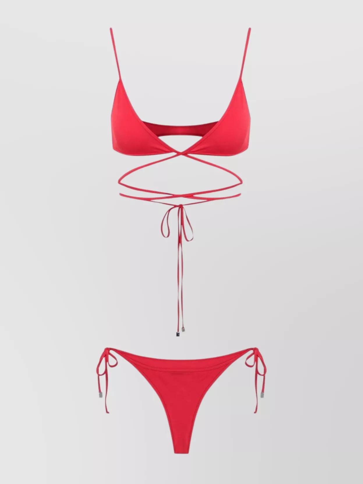 ワンピース水着 THE ATTICO Fuchsia Stretch Nylon Bikini The Attico Fuchsia Stretch Nylon Bikini | italist