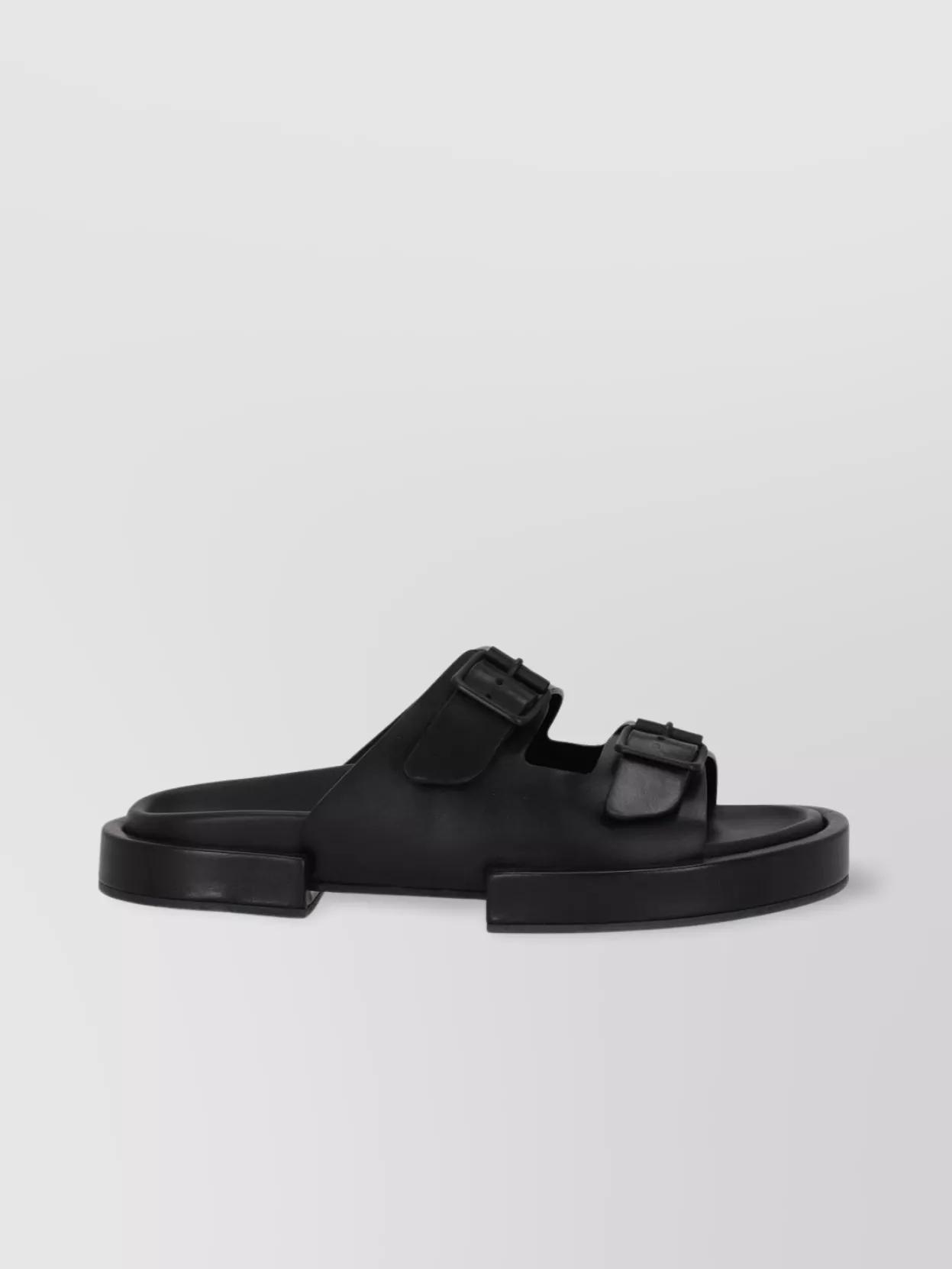 【関税込み】Ann Demeulemeester スリッパ & ローファー Leather Mules by Ann Demeulemeester- La Garçonne