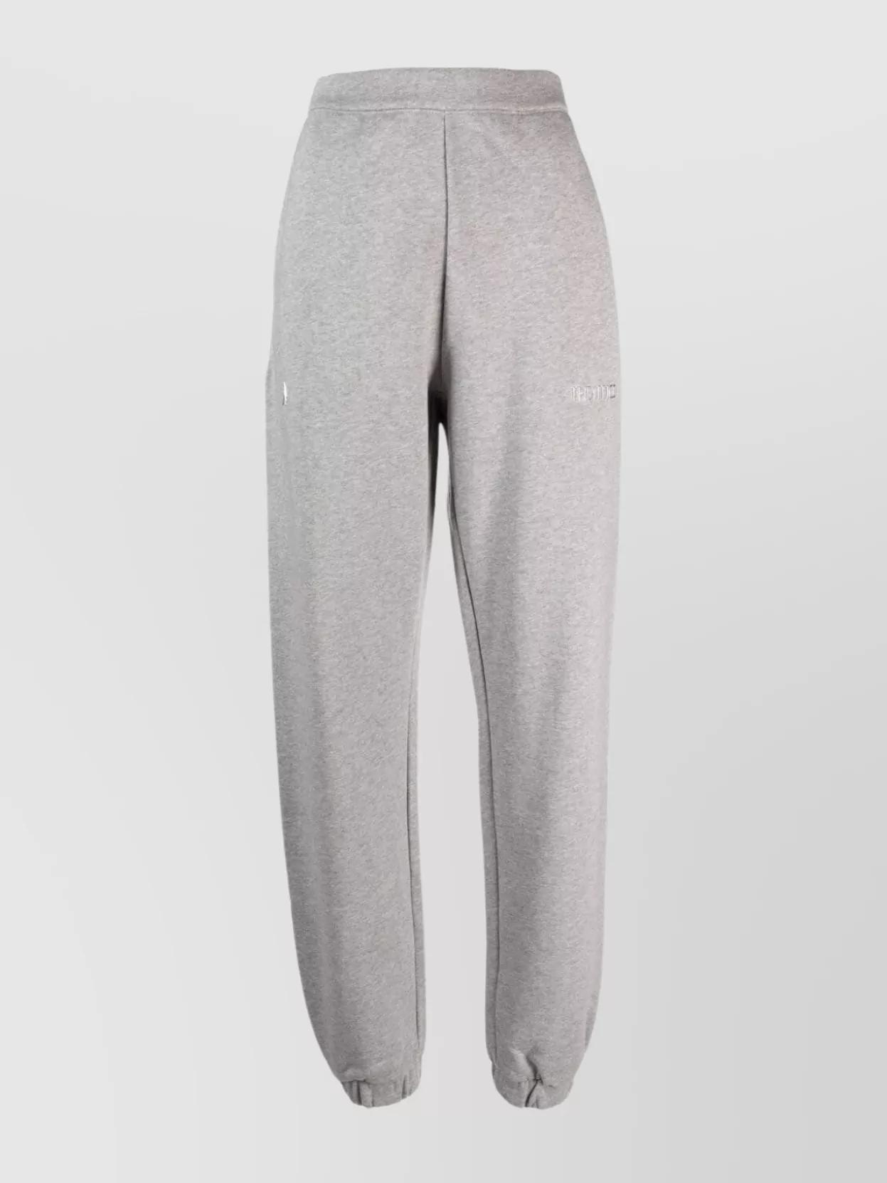 パンツ The Attico Acetate Viscose Jersey Joggers With Embossed Logo The Attico Acetate Viscose Jersey Joggers With Embossed Logo