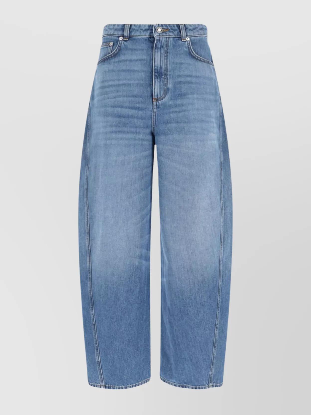 【関税&送料込み】Givenchy Wide-Leg Denim Cotton Jeans Givenchy Wide-leg jeans for Women | Online Sale up to 81