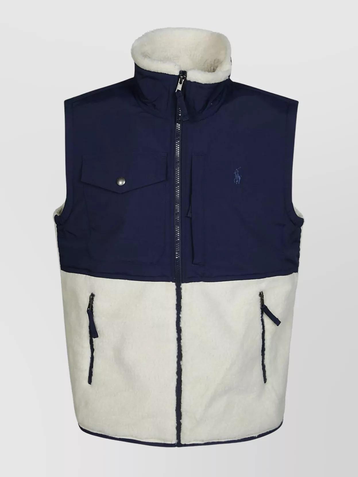 Polo fleece vest best sale