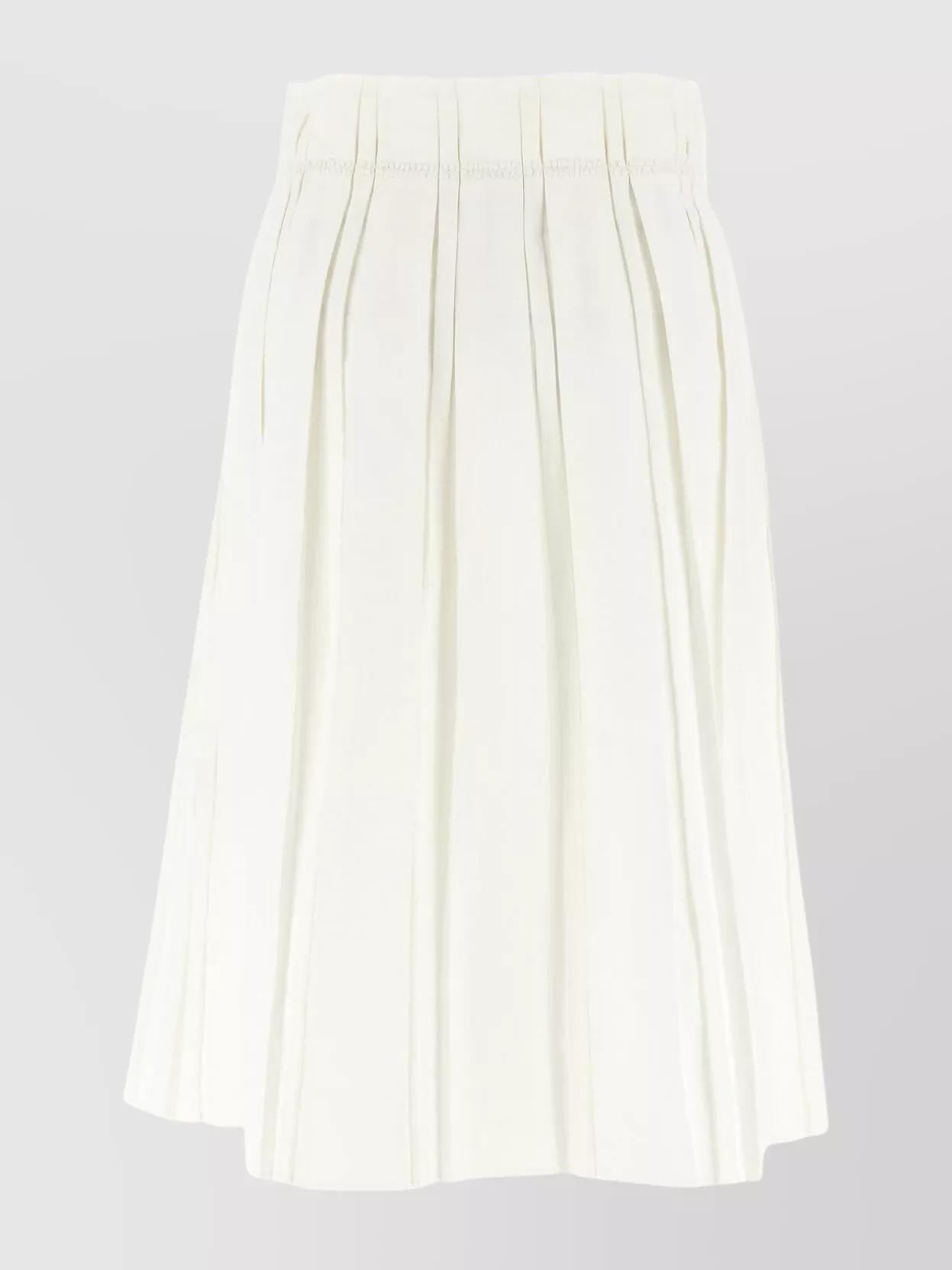 【送料&関税込】Jil Sander 94 Skirt Jil Sander Layered Jersey Midi Skirt | Grey | FARFETCH