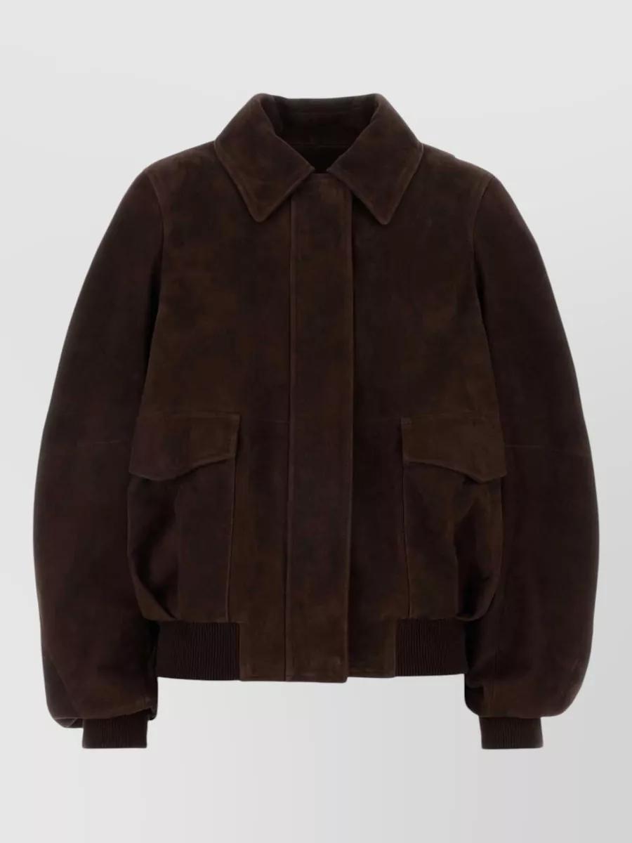 ジャケット・アウター Vintage Loewe fly front suede jacket 30743042_59701071_600.jpg
