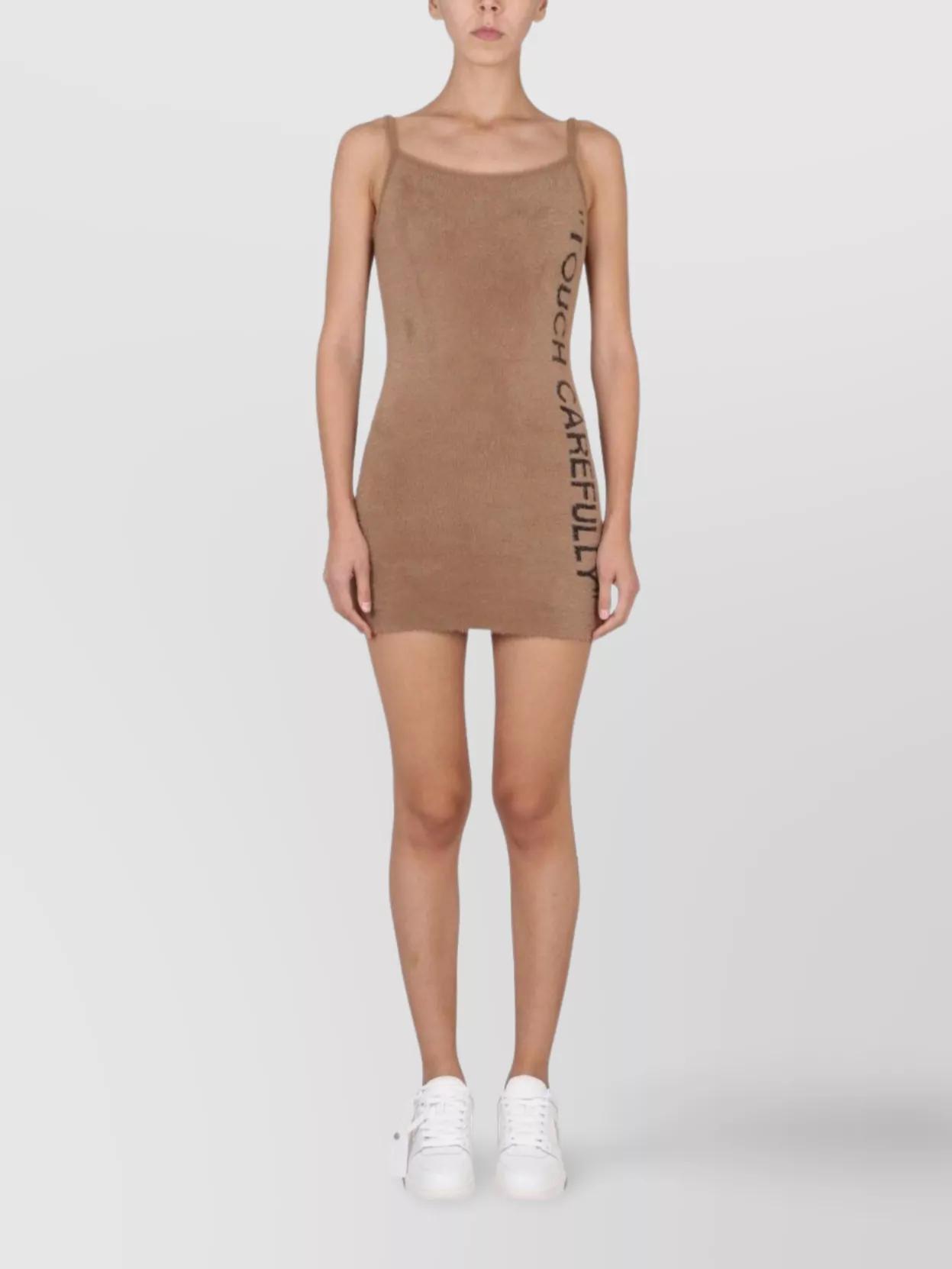 ワンピース Off-White Mini Dress Moonlight Oasis Asymmetrical Mini Dress - Off White