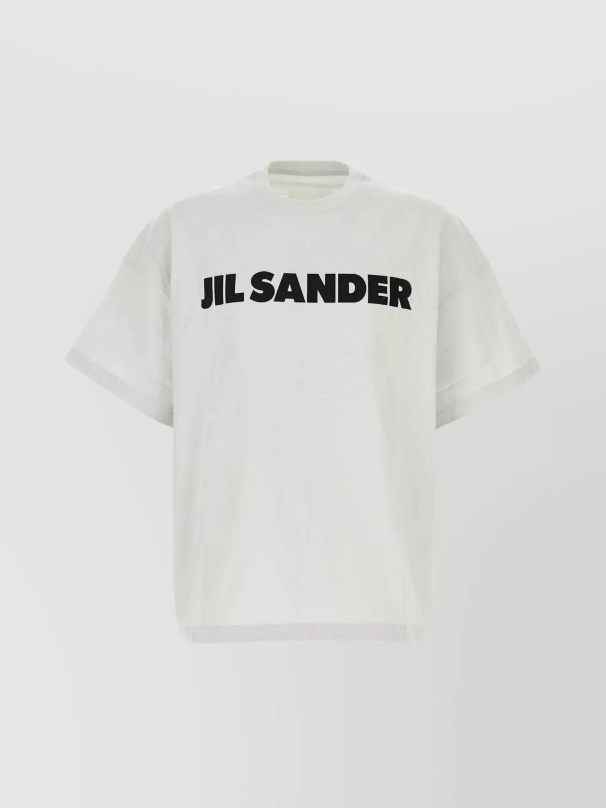 Tシャツ・カットソー Jil Sander SS25 'Tuesday A.M.' shirt (J24DL0111J45001 100) Tuesday Man | Jil Sander Official Online Store
