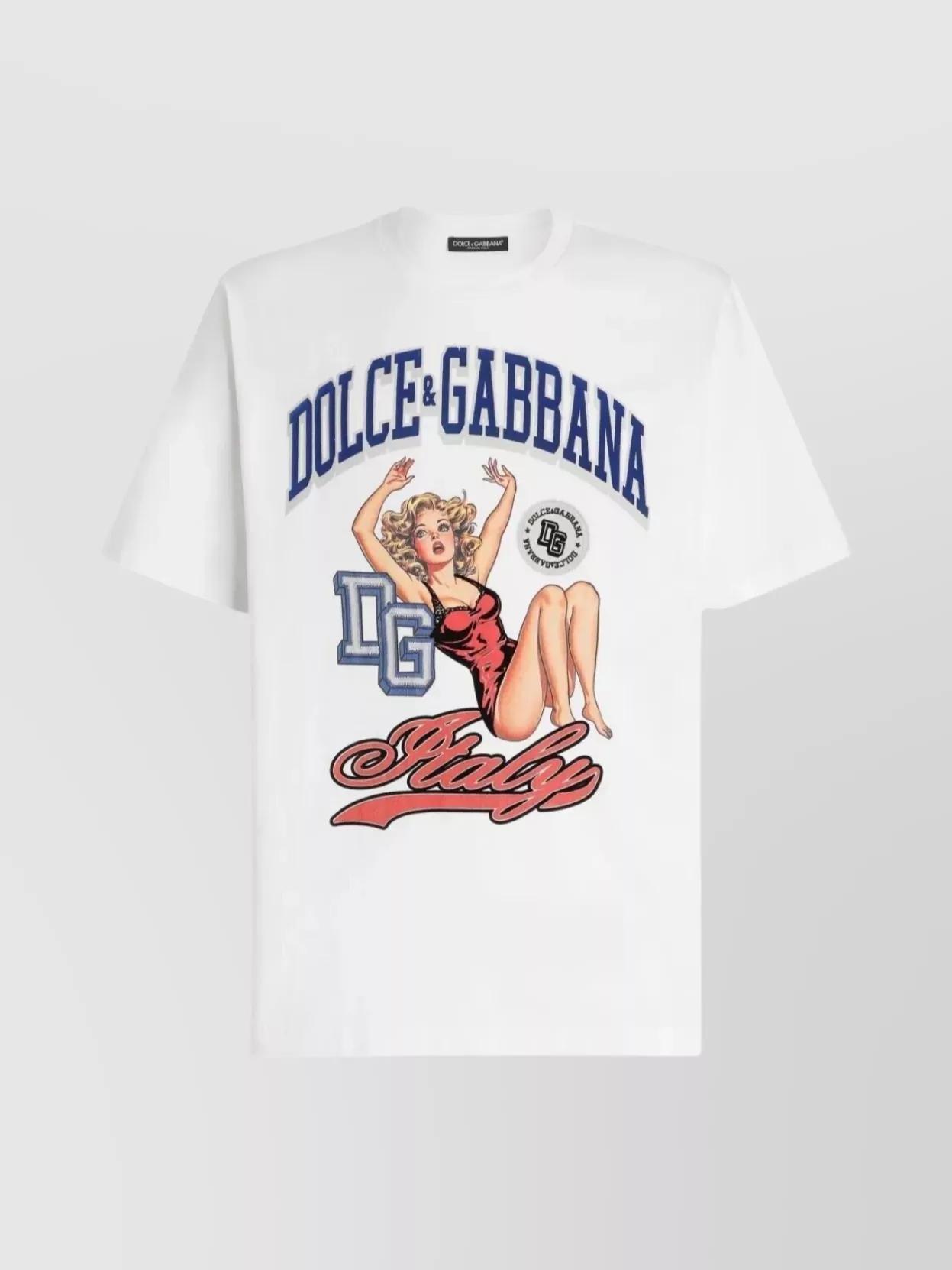 DOLCE&GABBANA ラブピース グラフィックプリント Tシャツ org.jpg