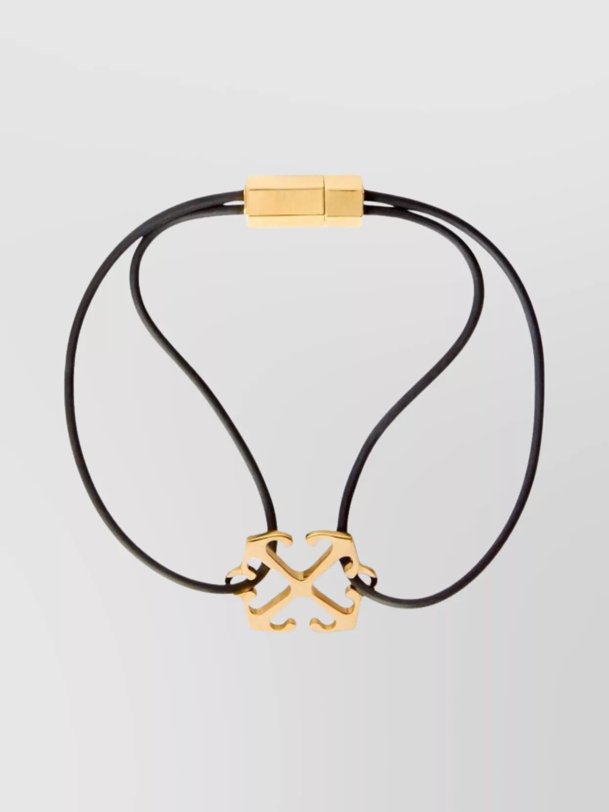 【Off-White】LOGO BRACELET（関税込み） 送料関税込☆off-white☆ ロゴリング (Off-White/指輪・リング