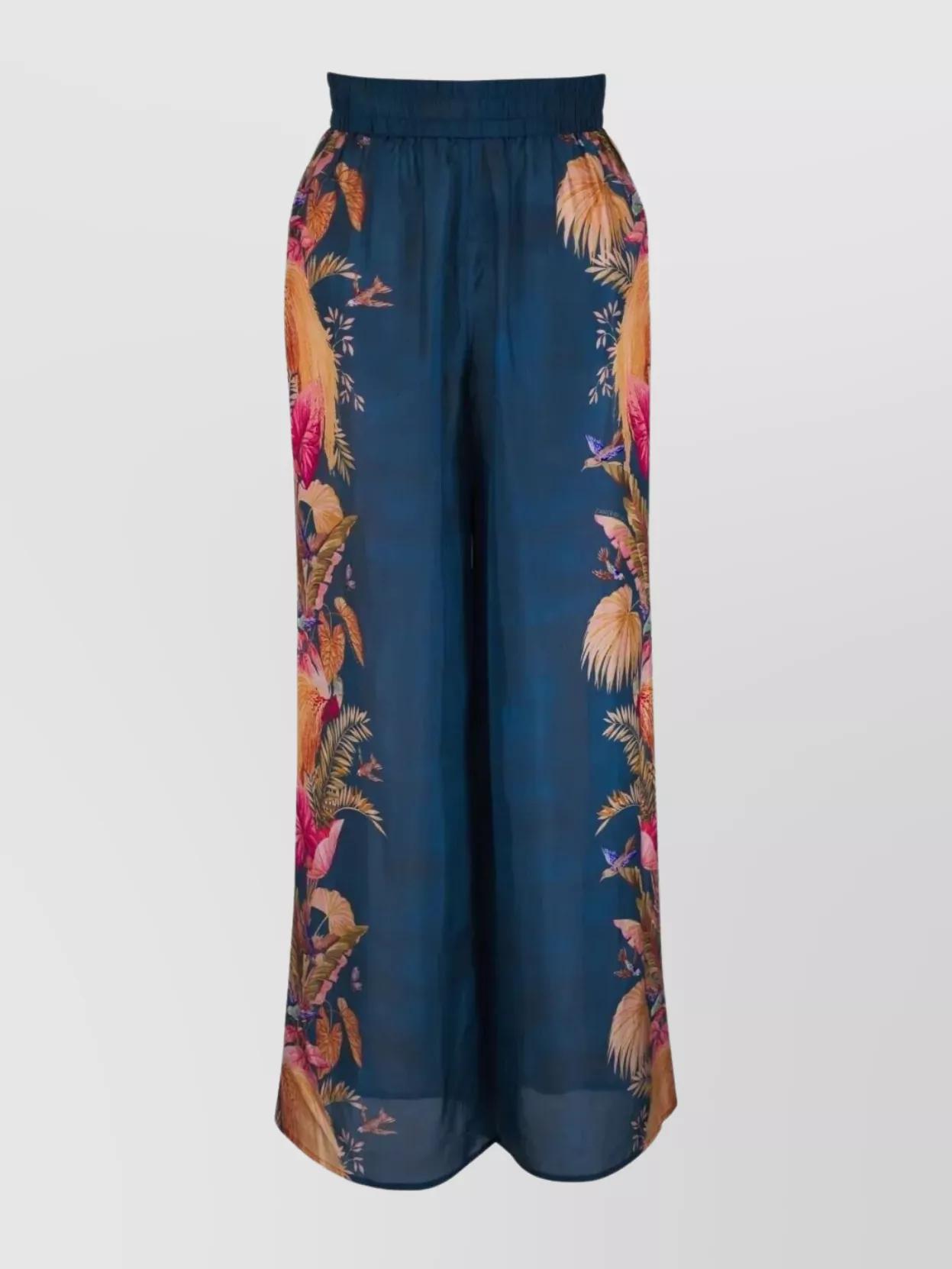 パンツ ZIMMERMANN COCO RELAXED PANT Coco Relaxed Pant Sage Multi Floral Online | Zimmermann