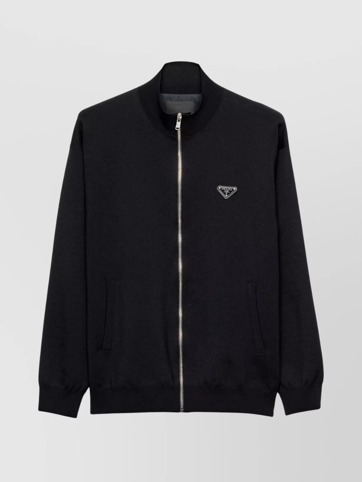 トップス 00s PRADA Uomo zip pure wool cardigan 00s PRADA Uomo zip pure wool cardigan PRADA Milano Men's Wool