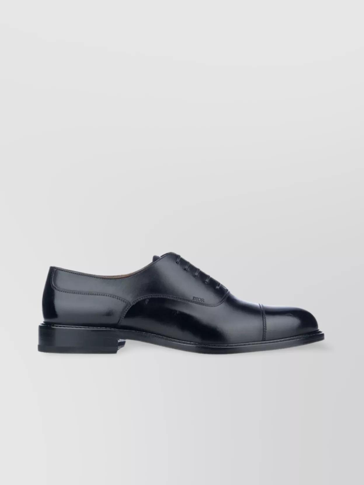 Dior｜OXFORD SHOES (KCP867LCS 49K) Dior Timeless Oxford Shoe Black Polished Calfskin | DIOR