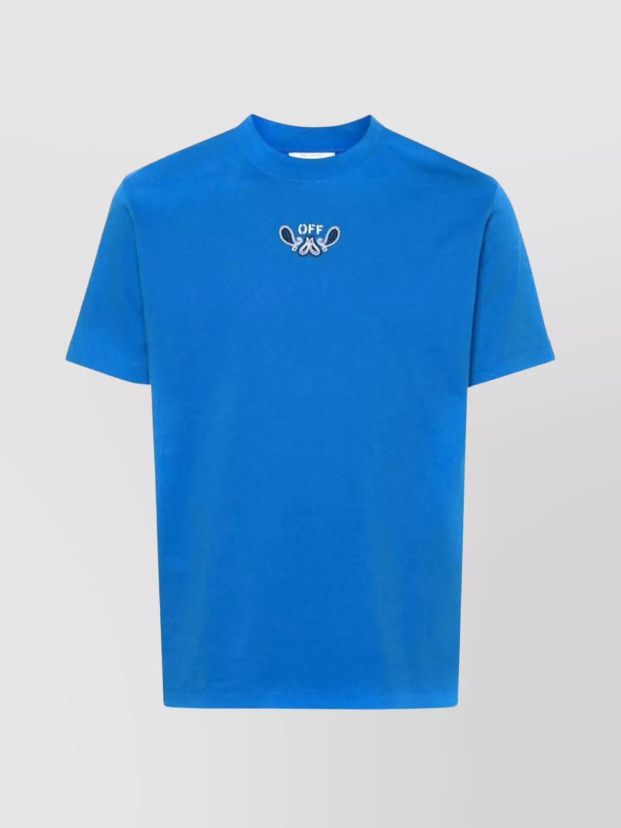 【Off-White】GRAPHIC LOGO SHORT SLEEVE T SHIRT-Blue white Relaxed Fit Short Sleeve Graphic T-shirt - White | Levi's® US