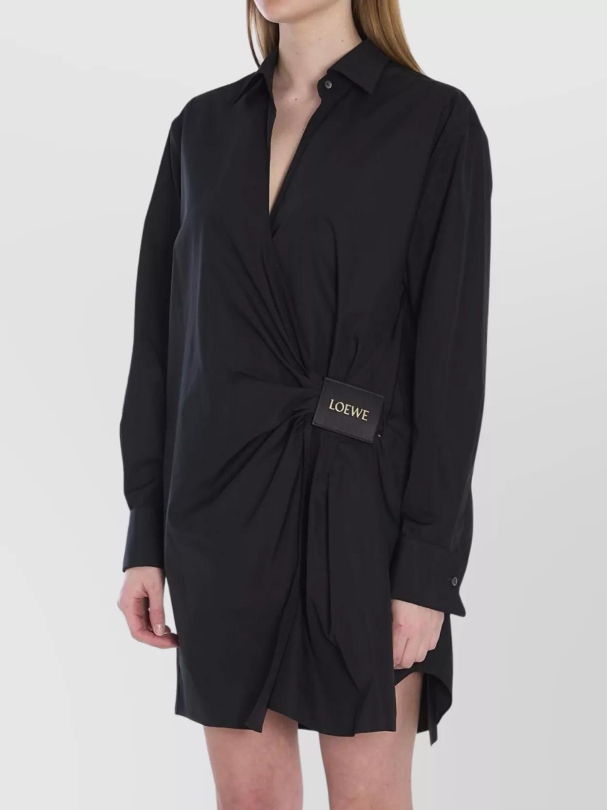 【関税&送料込】Loewe Knot Dress LOEWE Silk dress with orange chain on UNGER.DE