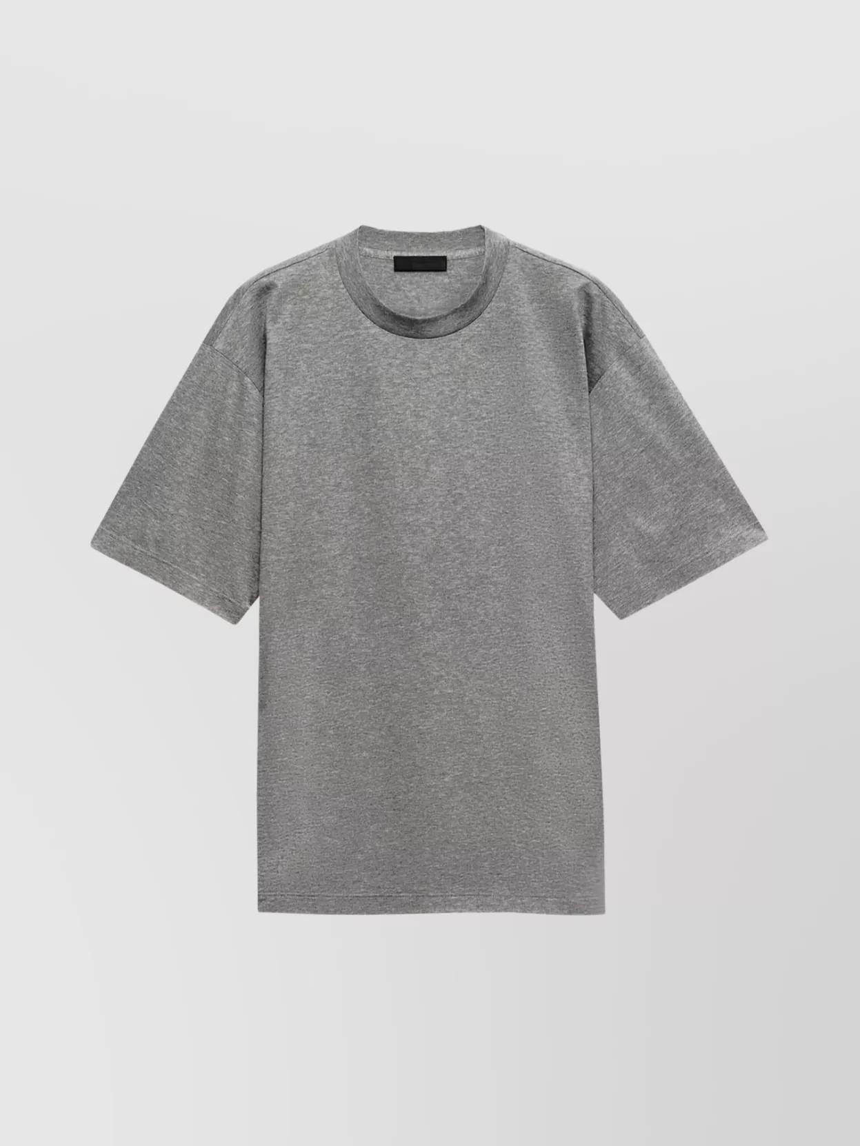 PRADA｜SHORT-SLEEVED ROUND NECK T-SHIRTS (3558A 12ZB F00 PRADA｜SHORT-SLEEVED ROUND NECK T-SHIRTS (3558A 12ZB F00