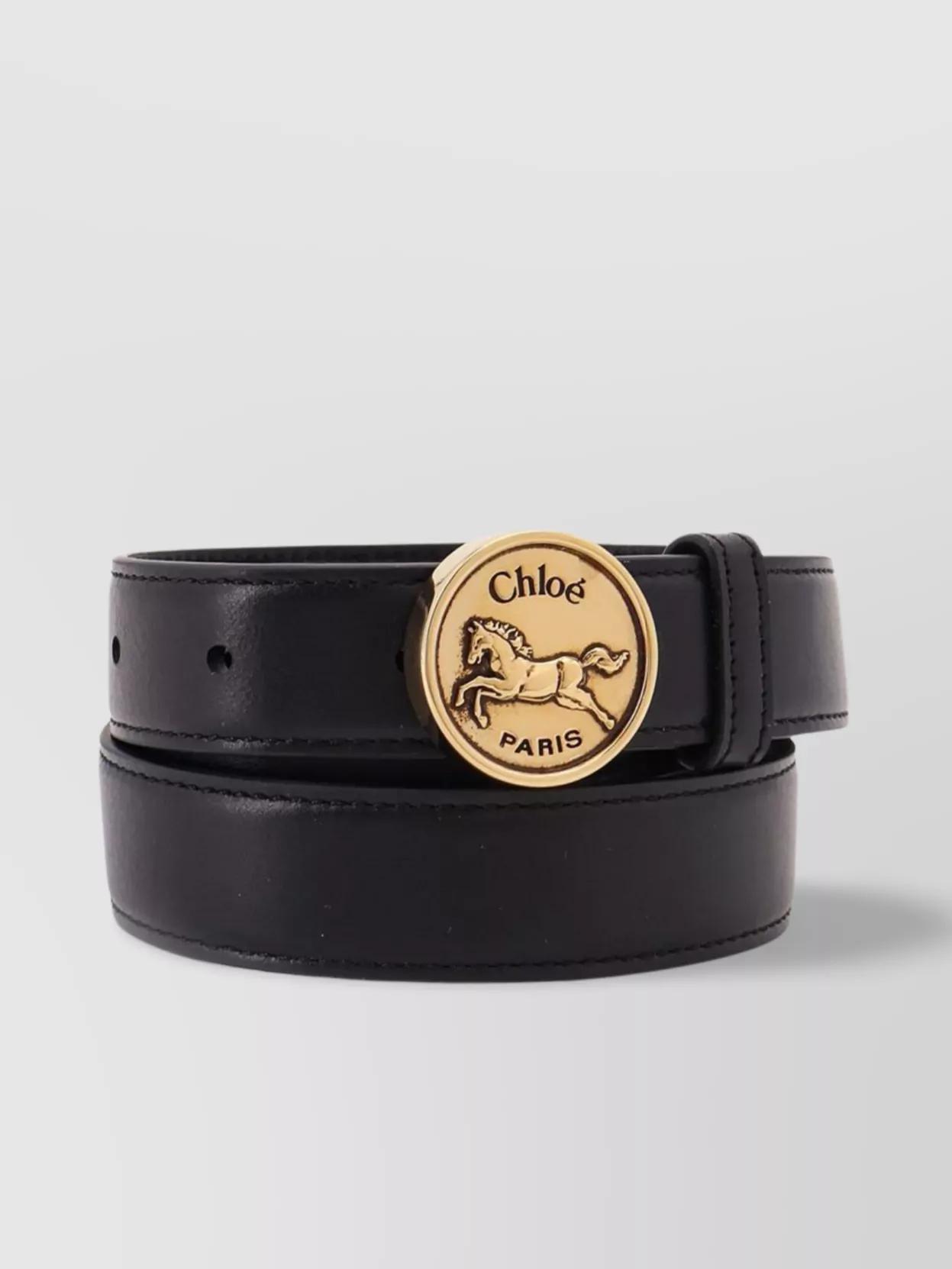 Chloe◆Chloe High-Waisted Belt 限定SALE♪ Chloé The Chloé Iconic Small Belt in Vintage gold | Chloé SA