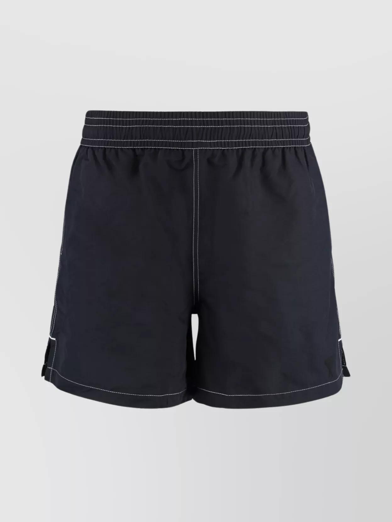 水着・ラッシュガード ami paris swim shorts AMI PARIS - GREEN SWIMMING SHORTS – LE LABO STORE