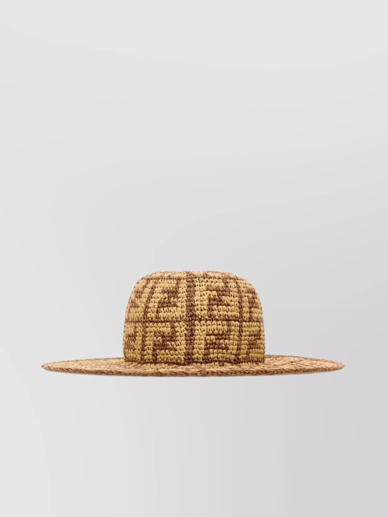 【関税＆送料込み】Fendi Hand-Woven Viscose And Cotton Hat FXQ326ASQCF0QB9_01