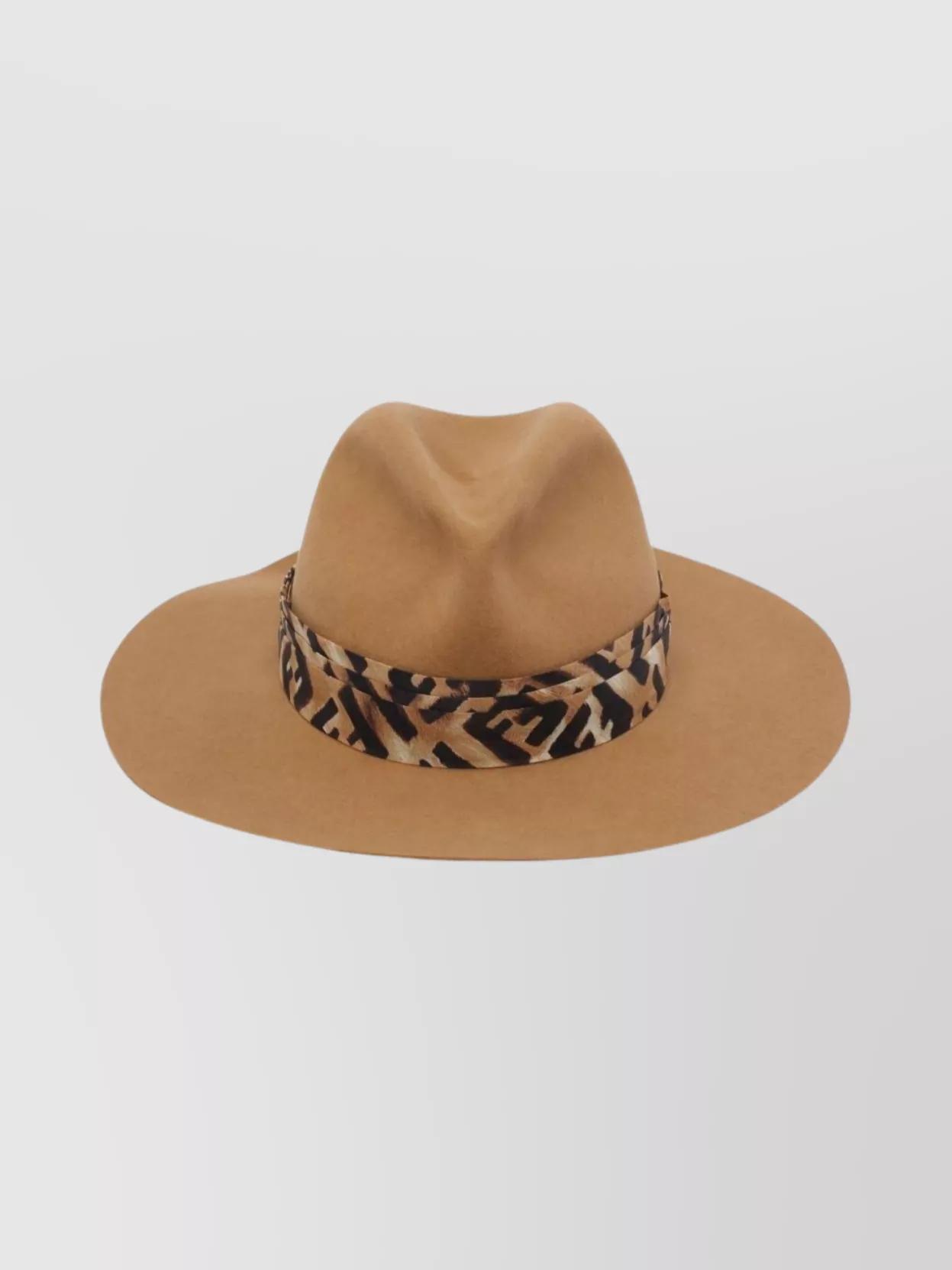 Fendi Wool Fedora Hat in Natural | Lyst display picture 3
