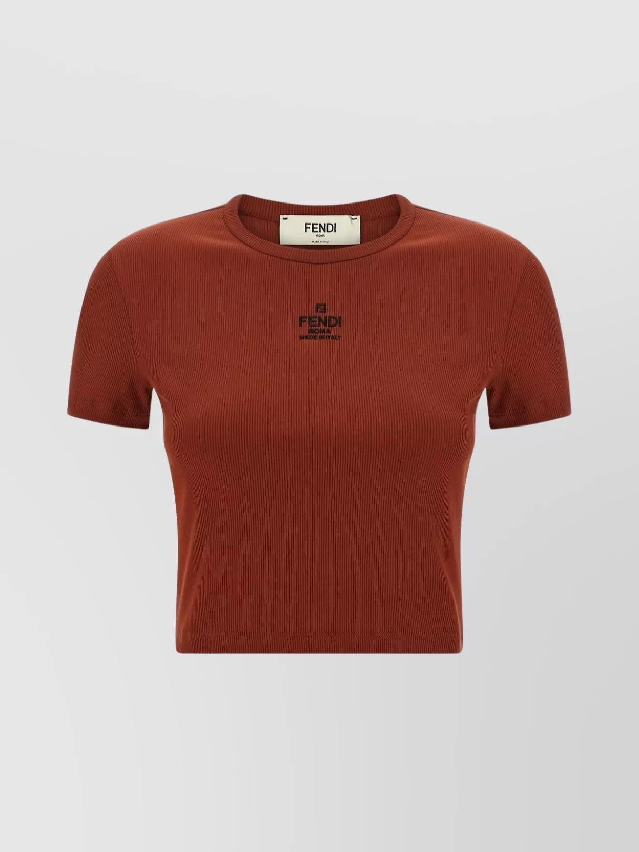 fendi--Embroidered-Logo-Short-