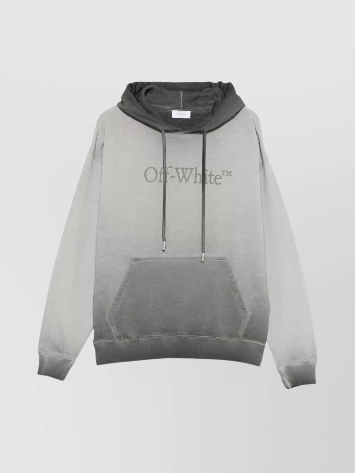 Off-White c/o Virgil Abloh Hooded Long Sleeve Sweatshirt Pockets
