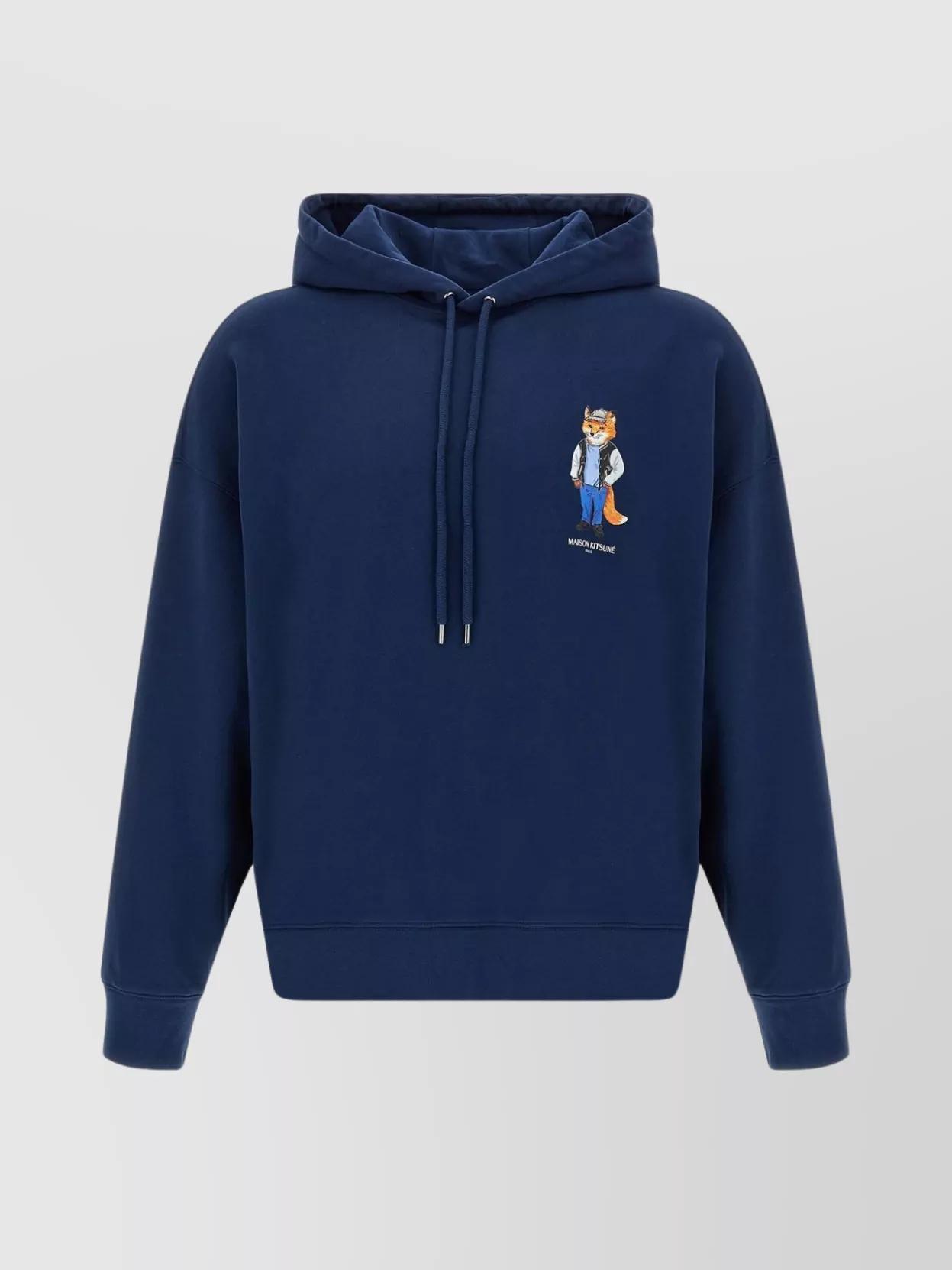パーカー・フーディ MAISON KITSUNE Men Hoodies IU00355KM0001 P851 Orange BOLD FOX HEAD PATCH OVERSIZE HOODIE | Maison Kitsuné
