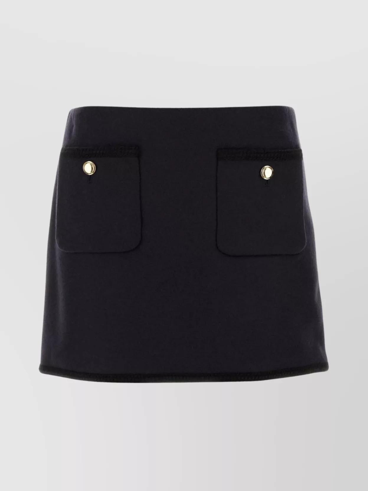 スカート Miu Miu Military Zip Slit Skrit Miu Miu Women's Skirts On Sale Up To 90% Off Retail | ThredUp