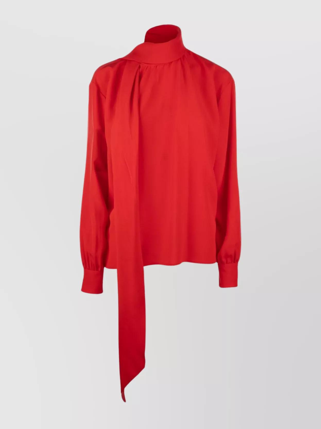 White Embroidered poplin shirt | PRADA