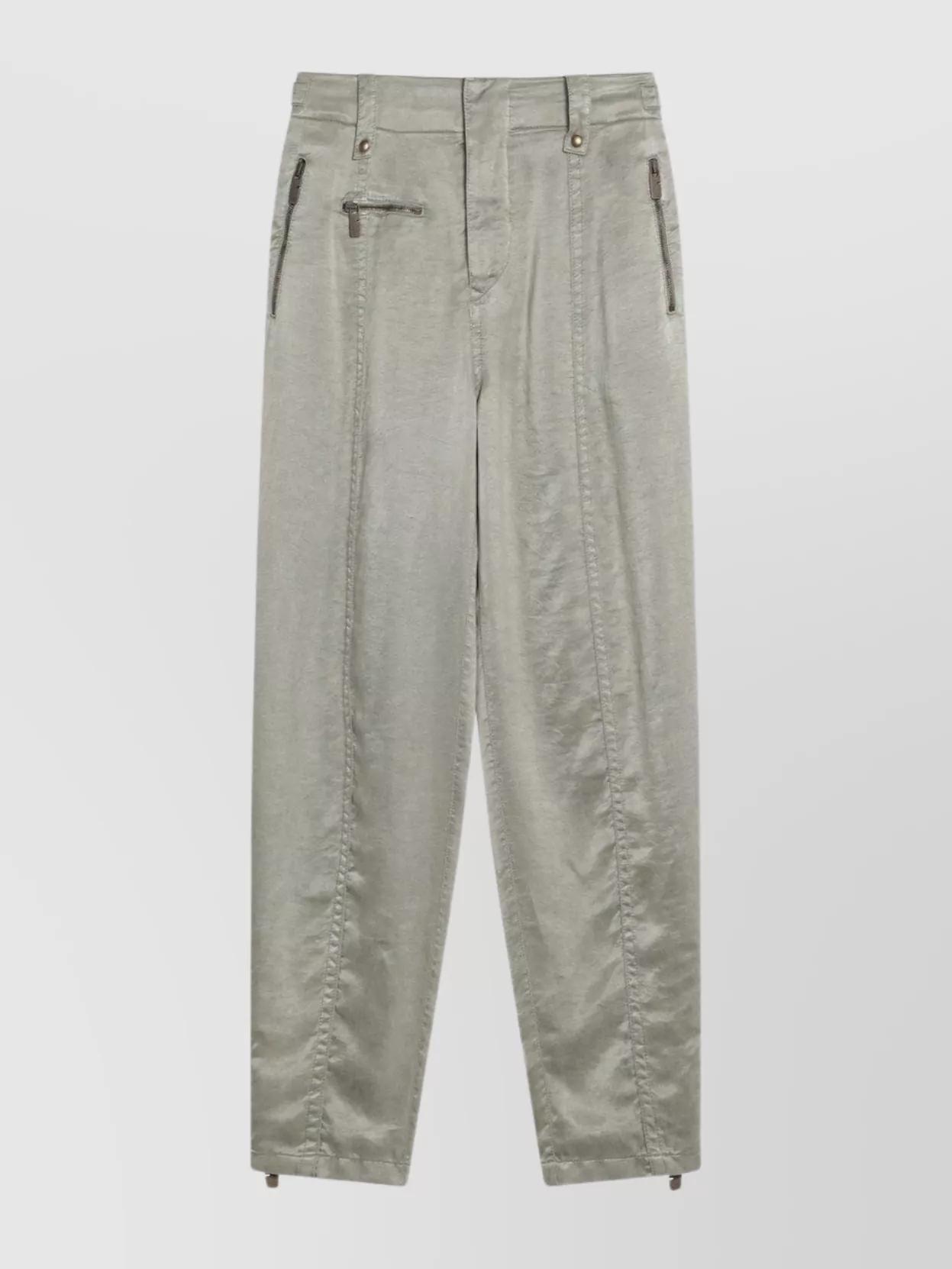 パンツ BURBERRY EMBROIDERED POPLIN PANT thom browne grey pleated dress - Beige Plaid Pattern Pants
