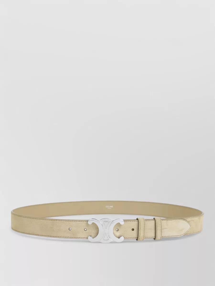 Celine Triomphe Belt Suede Calfskin Hardware | Lyst UK display picture 1