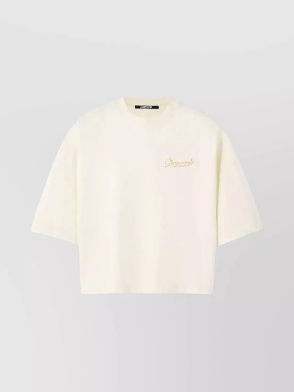 Tシャツ・カットソー JACQUEMUS Women Tops 251TO1222381990 Black T-shirt Jacquemus Black size L International in Cotton