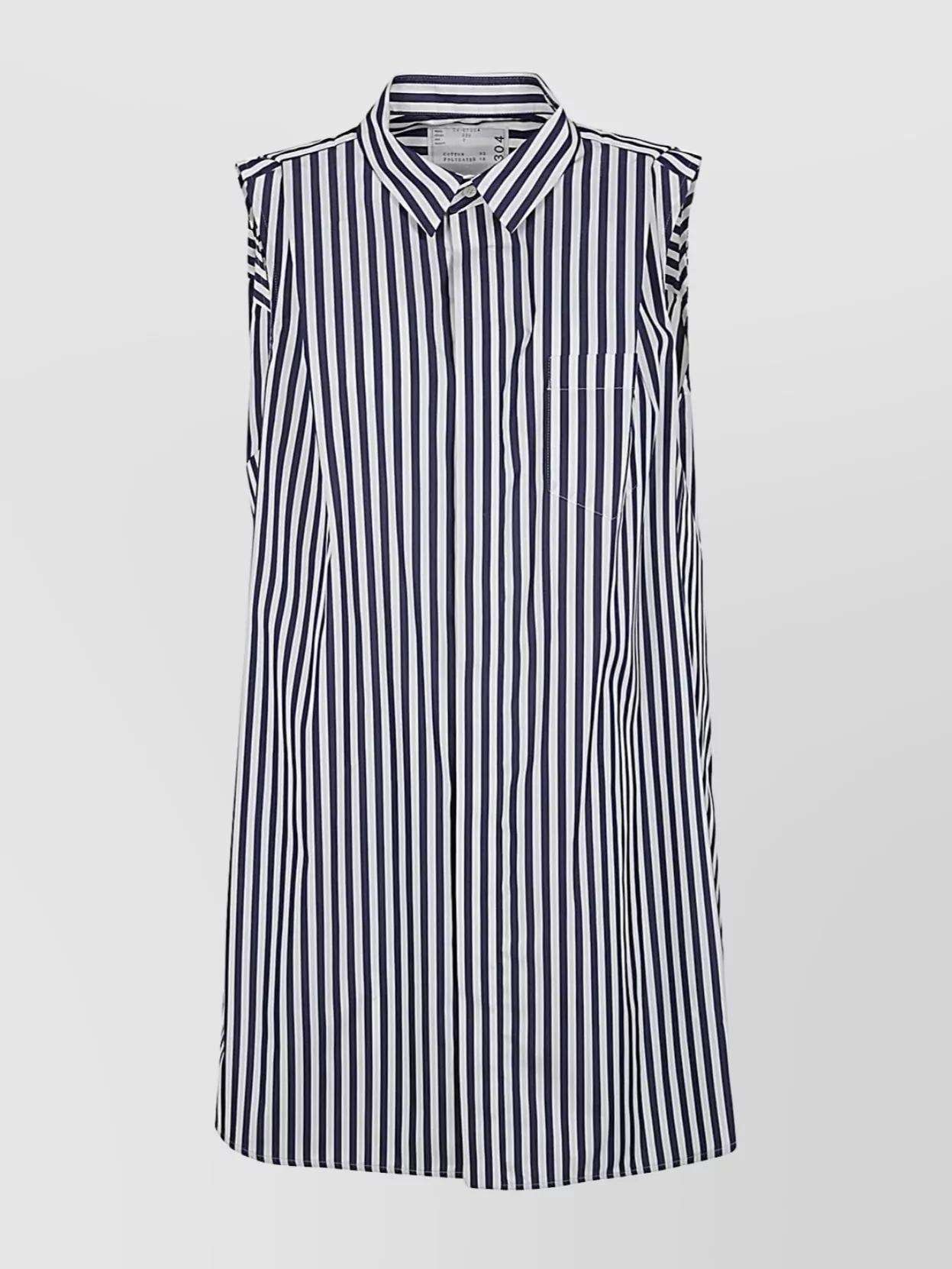 【関税込み】sacai Shirt dress SACAI BLACK SIDE PLEATED PANEL SHIRT DRESS (1) – ReFrock