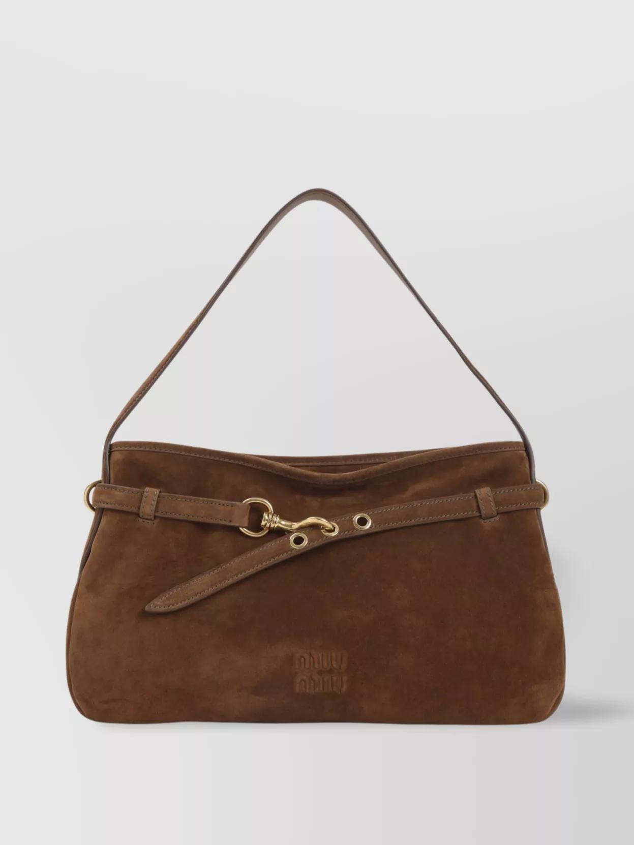 バッグ MIUMIU meatless logo shoulder bag Miu Miu Shoulder bags for Women | Online Sale up to 27% off
