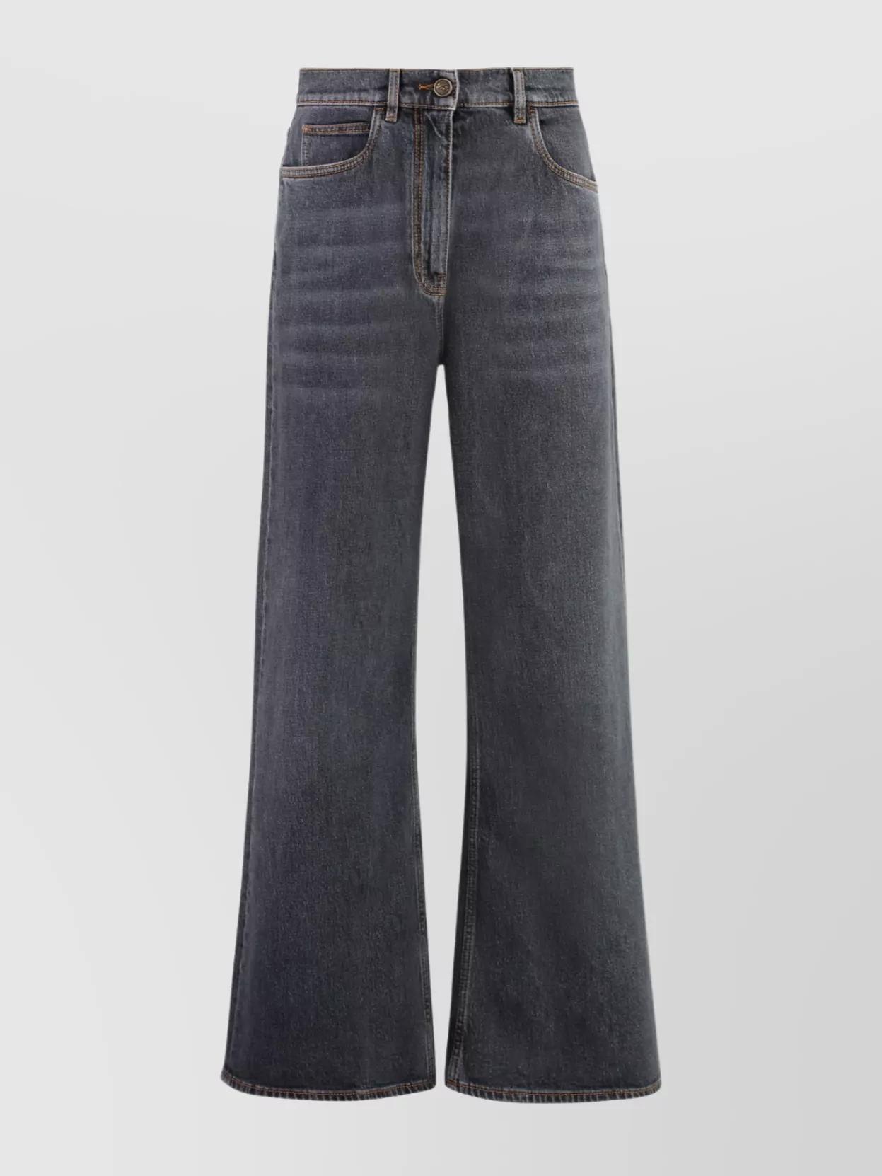 デニム・ジーパン ETRO Women Denim Pants WRNB0006 AU069W3789 Beige Etro Jeans for Women | Online Sale up to 63% off | Lyst