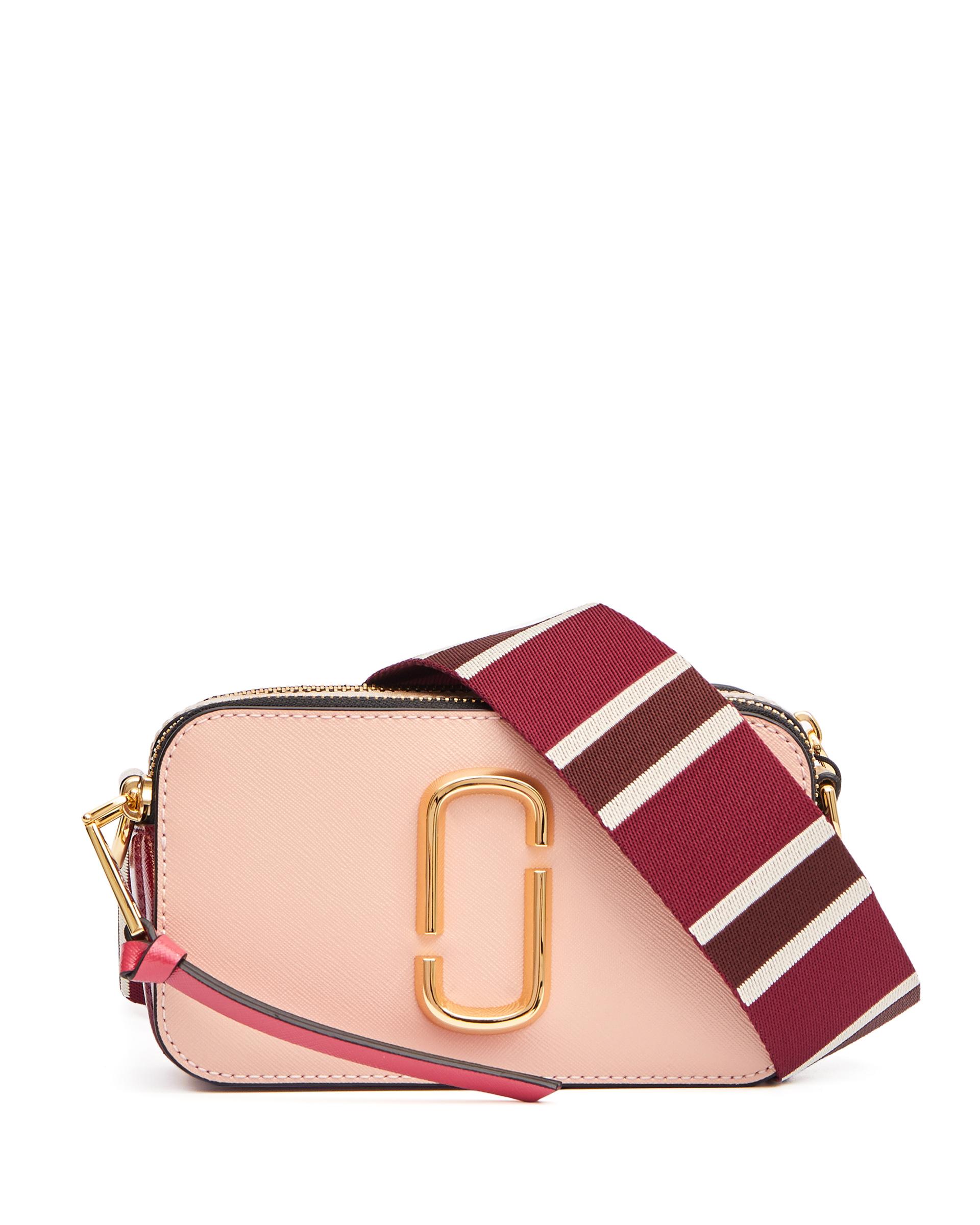 Marc Jacobs Leather Powder Pink Snapshot Bag - Lyst