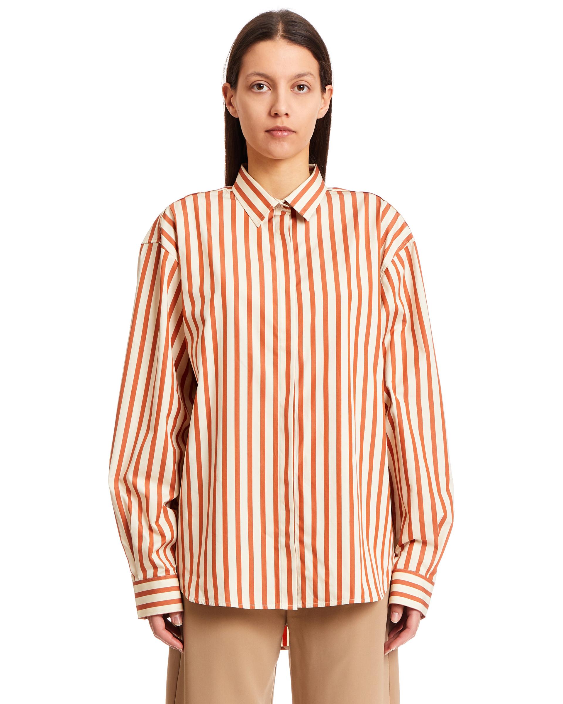 Totême Striped Cotton Shirt - Lyst