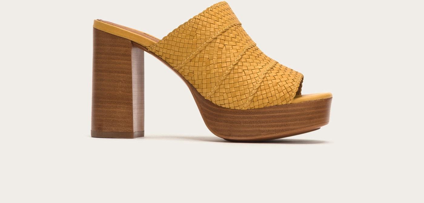 frye katie woven slide