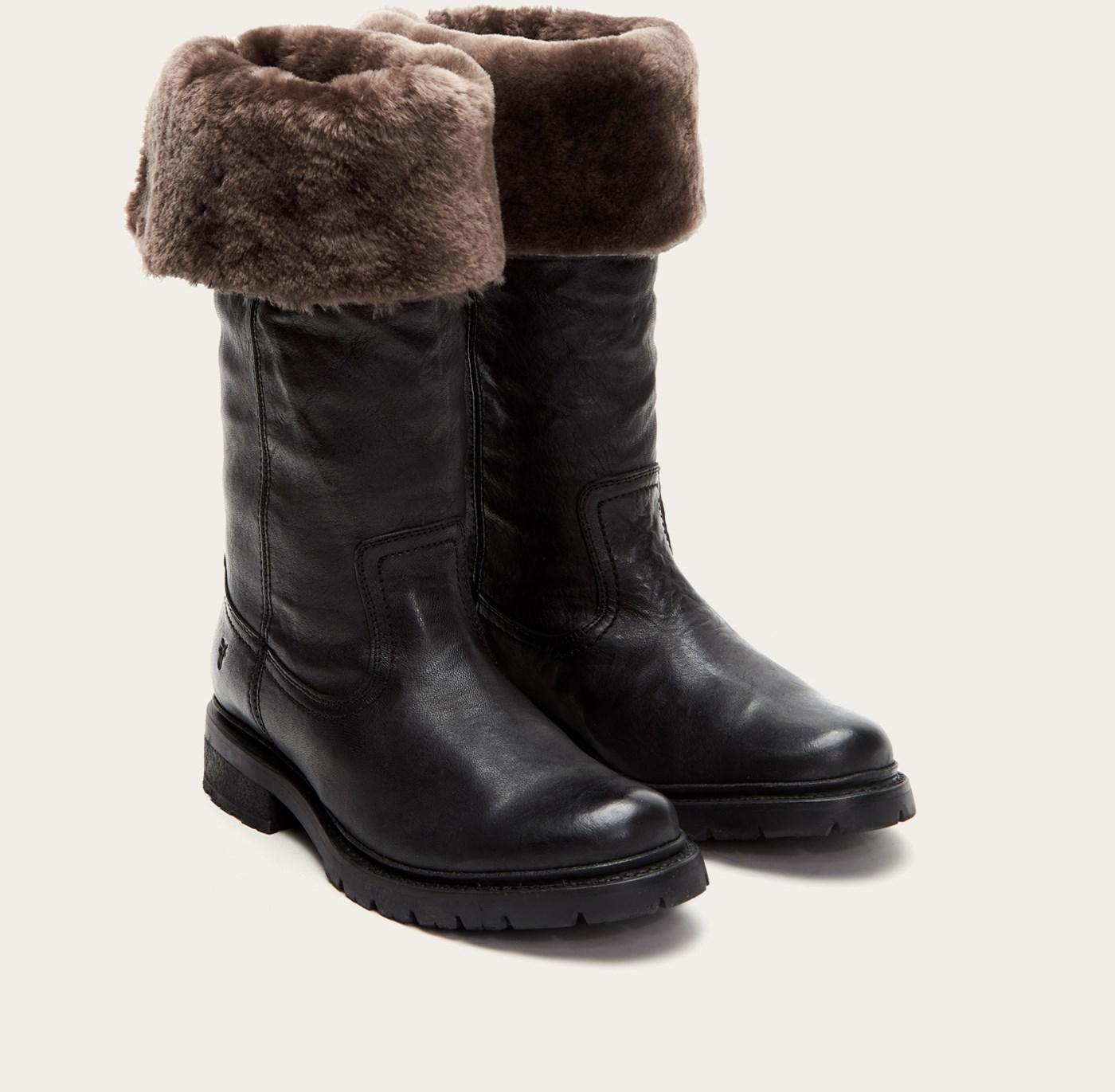 frye vanessa shearling