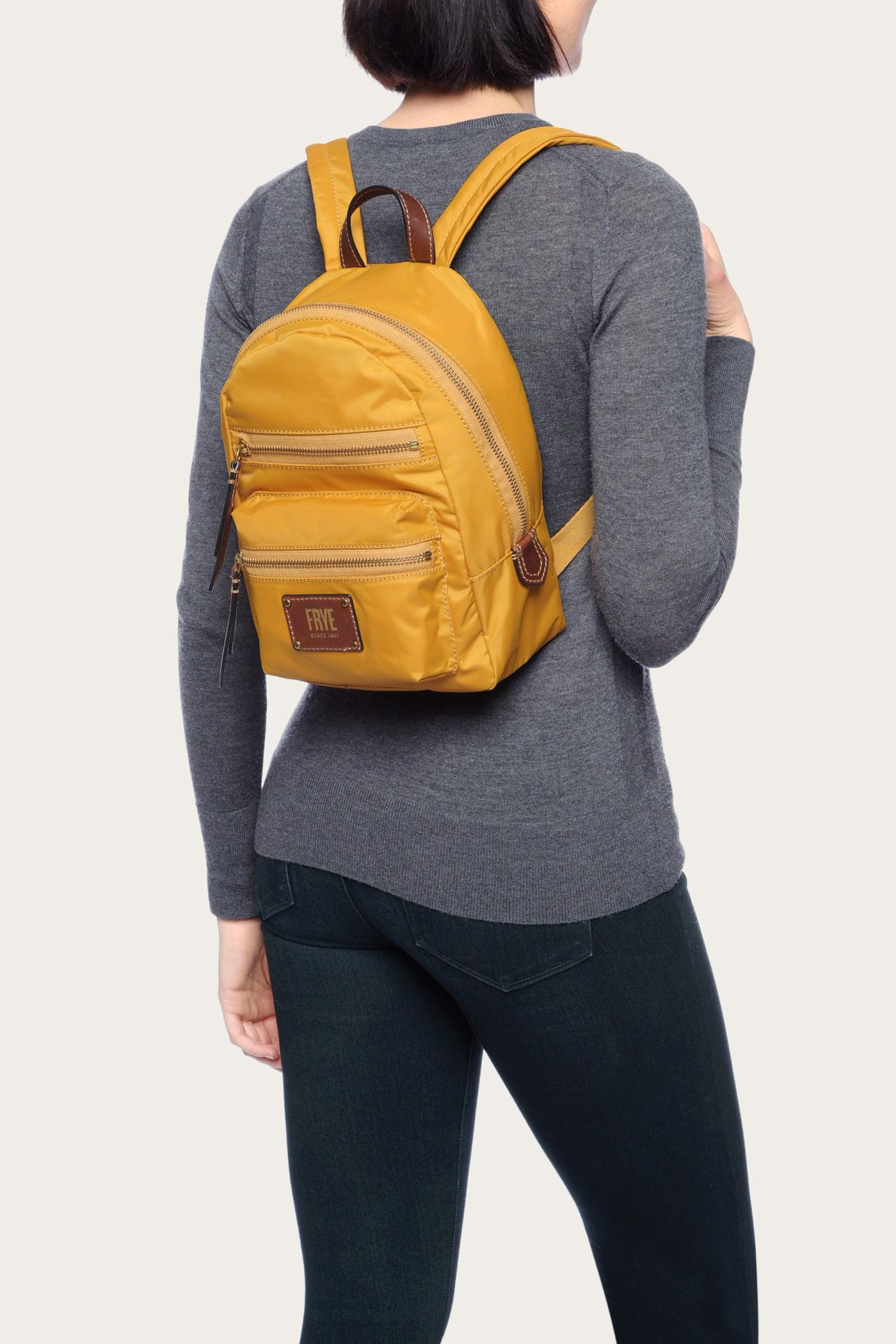 Frye Ivy Mini Backpack in Yellow | Lyst