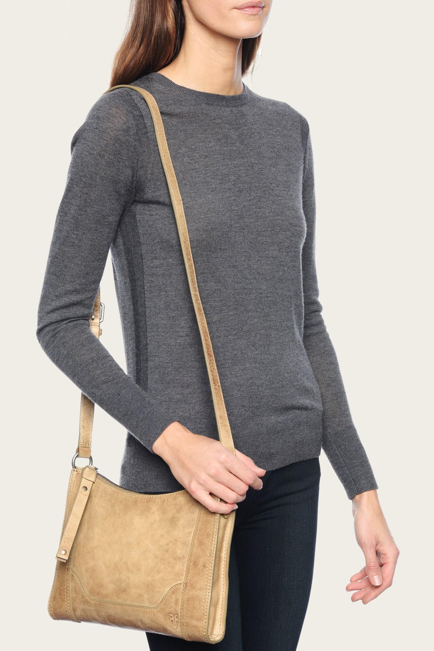 frye melissa zip crossbody bag